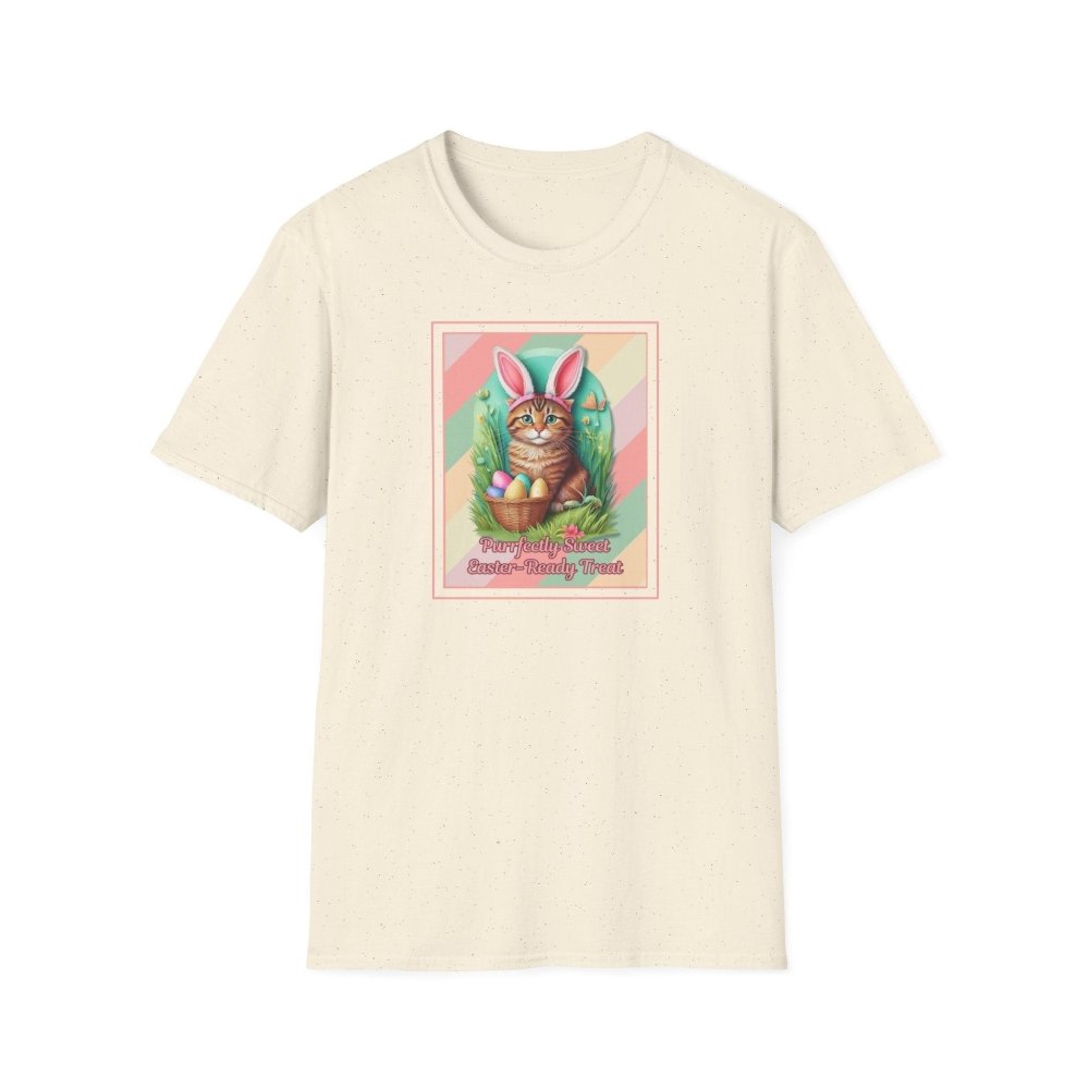 Cute Easter Cat T-Shirt - Purrfectly Sweet Bunny Cat Tee - Spring Gift for Cat Lovers - Love From Snowy Shop
