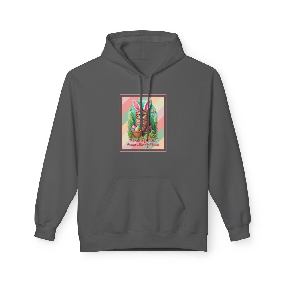 Funny Easter Cat Hoodie - Purrfectly Sweet Bunny Ears Sweatshirt - Spring Gift for Cat Moms - Love From Snowy Shop