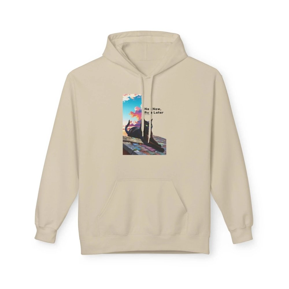 Nap Now, Rule Later Hoodie - Cozy Cat Lover Sweatshirt for Fall - Love From Snowy Shop