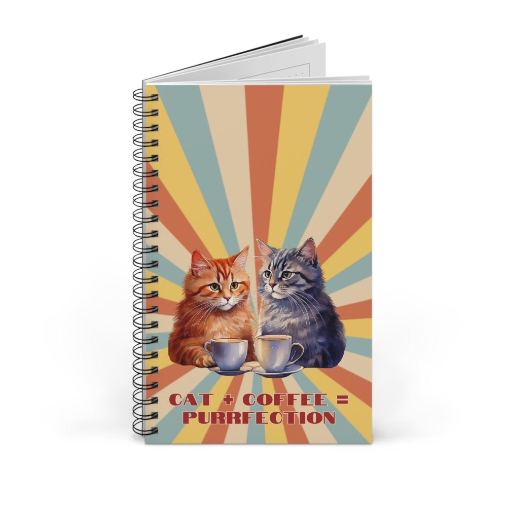 Cat+Coffee=Purrfection Journal - Funny Cat Lover Notebook - Cute Gift for Coffee & Cat Obsessed - Love From Snowy Shop