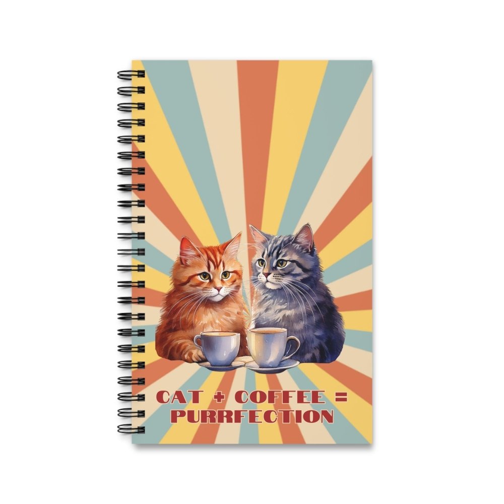 Cat+Coffee=Purrfection Journal - Funny Cat Lover Notebook - Cute Gift for Coffee & Cat Obsessed - Love From Snowy Shop