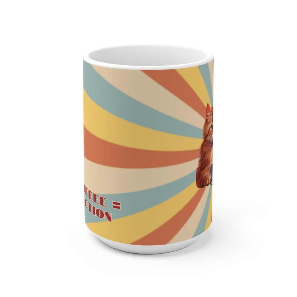 Cat+Coffee=Purrfection Mug - Funny Cat Coffee Cup - Cat Lover Gift for Morning Brew Fans - Love From Snowy Shop