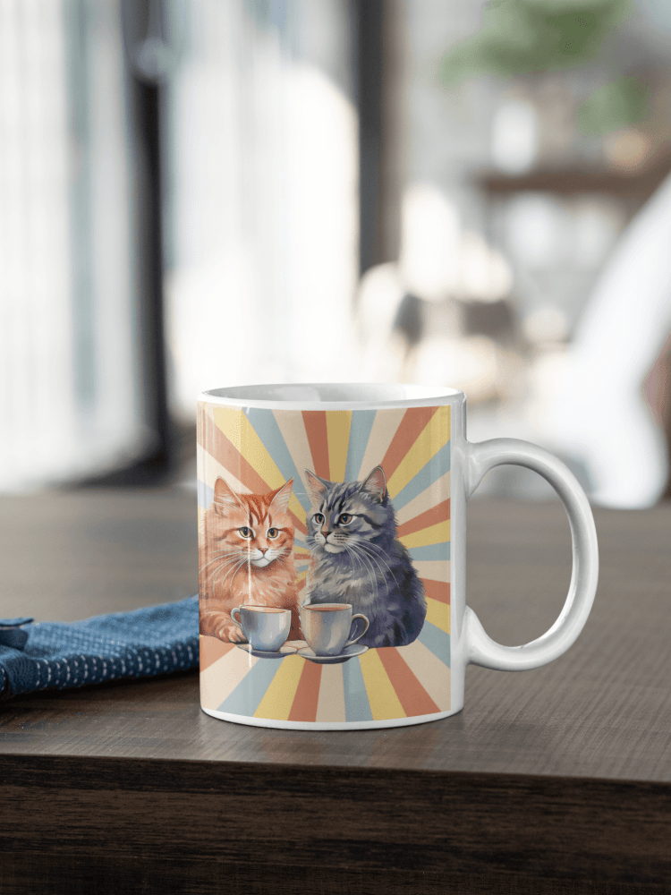 Cat+Coffee=Purrfection Mug - Funny Cat Coffee Cup - Cat Lover Gift for Morning Brew Fans - Love From Snowy Shop