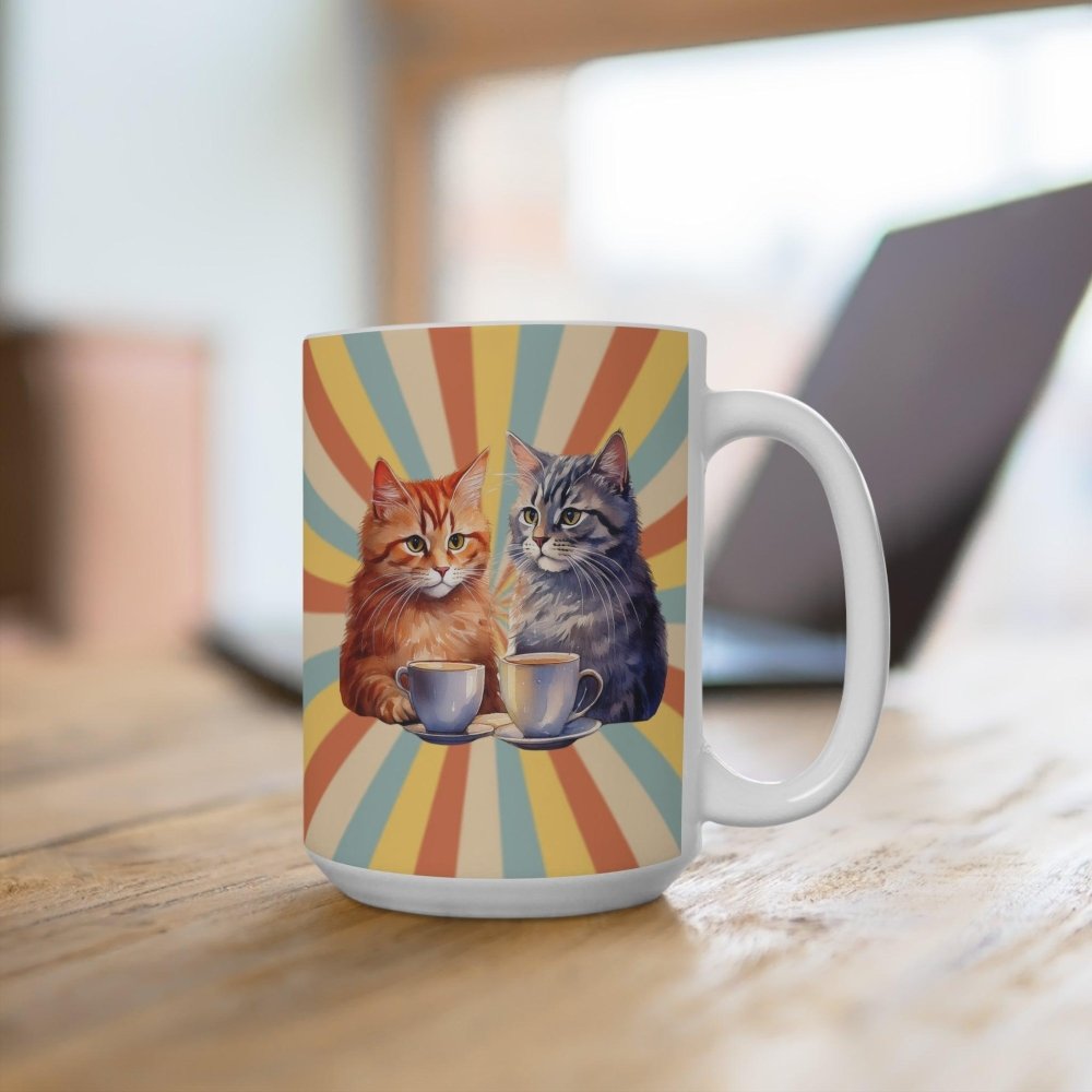 Cat+Coffee=Purrfection Mug - Funny Cat Coffee Cup - Cat Lover Gift for Morning Brew Fans - Love From Snowy Shop