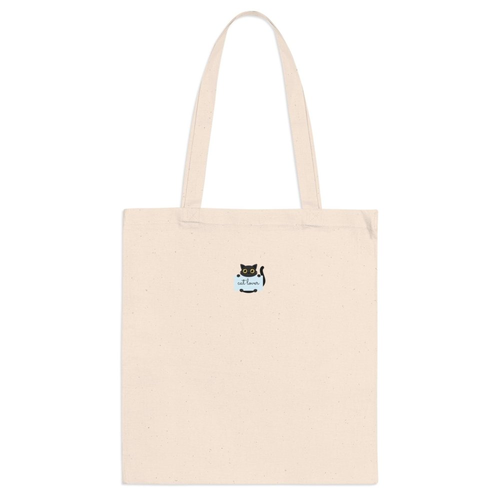 Cute Cat Lover Tote Bag, Handcrafted Cat Design, Perfect for Pet Owners, Eco - Friendly Gift, Shopping, Beach, and Everyday Use, Funny Cat Art - Love From Snowy Shop