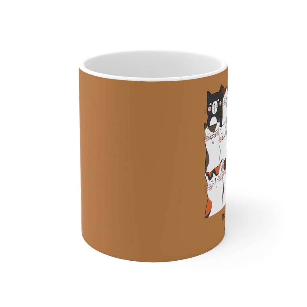 Cute Cat - Puccino Ceramic Mug - Perfect Gift for Cat Lovers, Coffee Lovers, Birthday, Pet Owners, Cat Themed Gift - Love From Snowy Shop