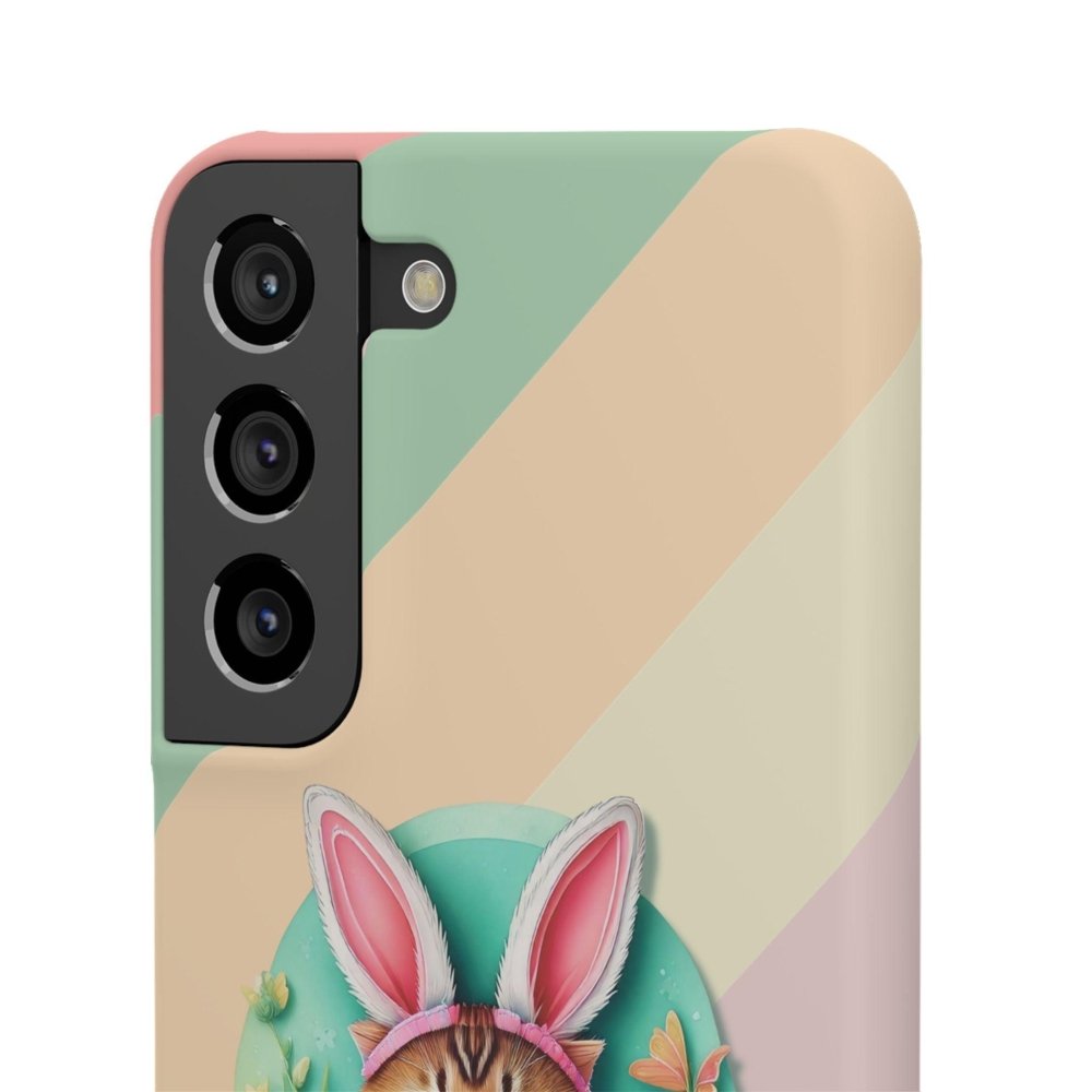 Cute Easter Cat Phone Case - Bunny Ears Cat - Purrfectly Sweet Spring Phone Cover - Love From Snowy Shop