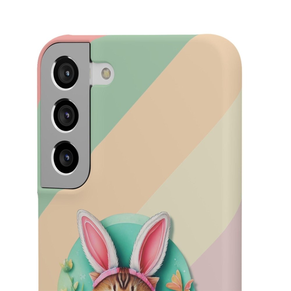 Cute Easter Cat Phone Case - Bunny Ears Cat - Purrfectly Sweet Spring Phone Cover - Love From Snowy Shop