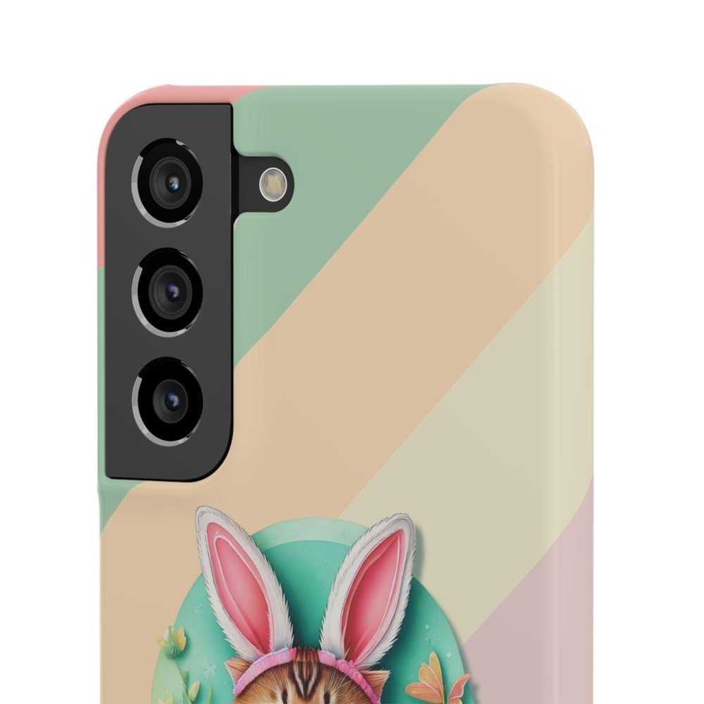 Cute Easter Cat Phone Case - Bunny Ears Cat - Purrfectly Sweet Spring Phone Cover - Love From Snowy Shop