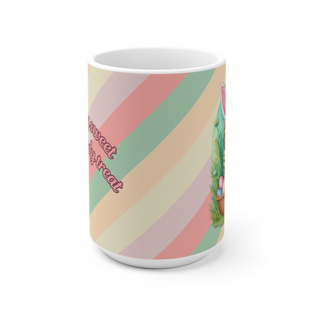 Easter Cat Mug - Purrfectly Sweet Bunny Cat Cup - Funny Gift for Cat & Coffee Lovers - Love From Snowy Shop