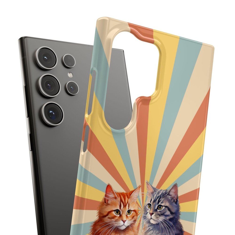 Funny Cat Coffee Phone Case - Cat+Coffee=Purrfection - Cute Gift for Cat & Coffee Fans - Love From Snowy Shop