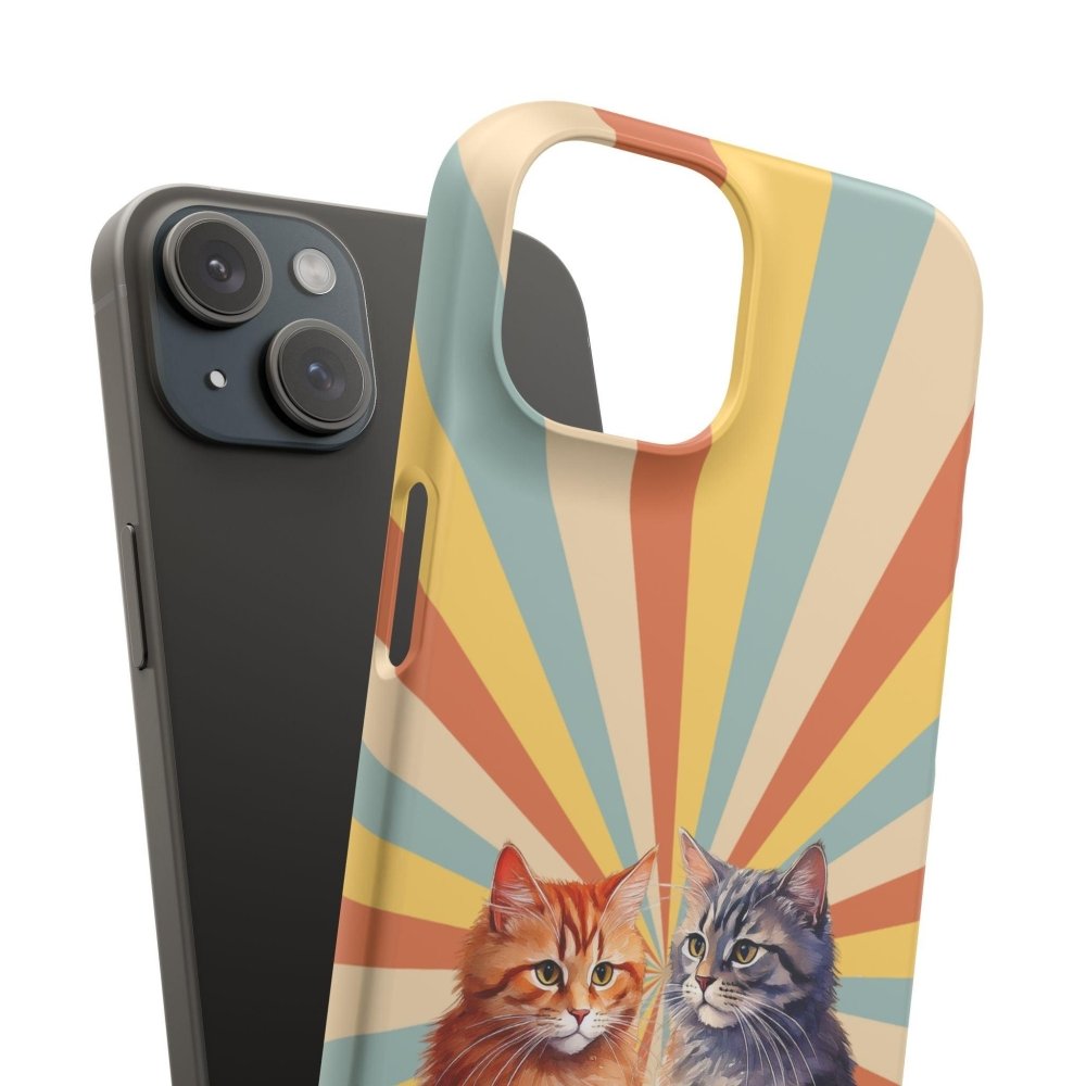 Funny Cat Coffee Phone Case - Cat+Coffee=Purrfection - Cute Gift for Cat & Coffee Fans - Love From Snowy Shop