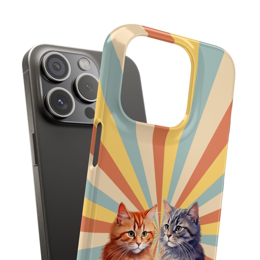 Funny Cat Coffee Phone Case - Cat+Coffee=Purrfection - Cute Gift for Cat & Coffee Fans - Love From Snowy Shop