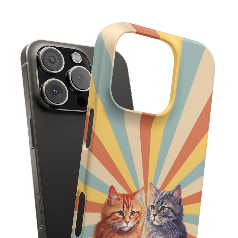 Funny Cat Coffee Phone Case - Cat+Coffee=Purrfection - Cute Gift for Cat & Coffee Fans - Love From Snowy Shop