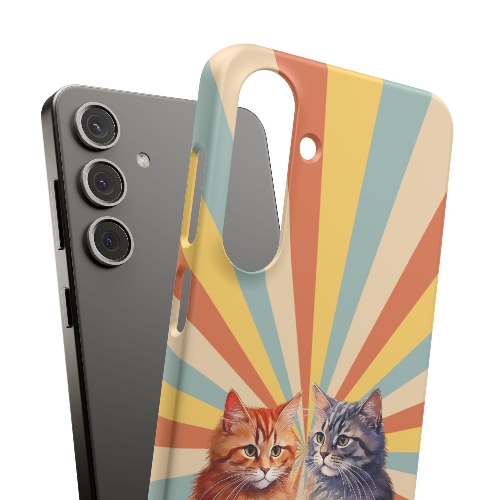 Funny Cat Coffee Phone Case - Cat+Coffee=Purrfection - Cute Gift for Cat & Coffee Fans - Love From Snowy Shop