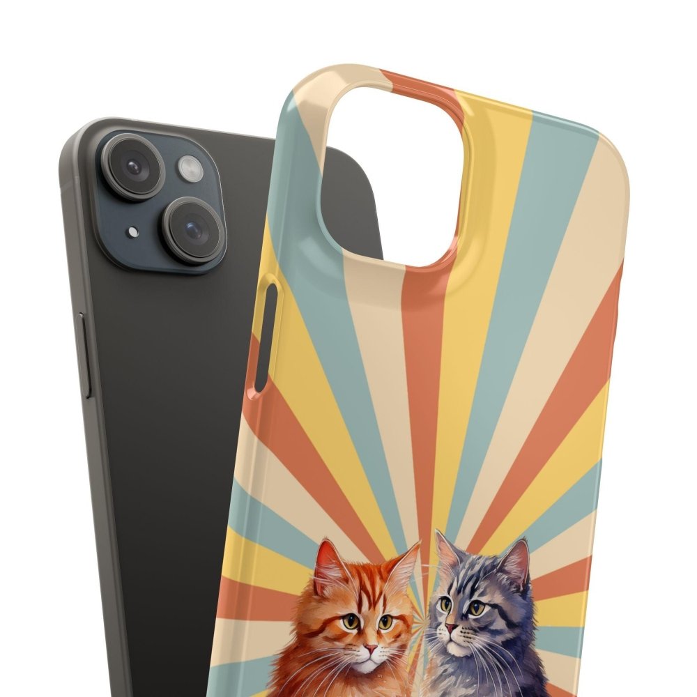 Funny Cat Coffee Phone Case - Cat+Coffee=Purrfection - Cute Gift for Cat & Coffee Fans - Love From Snowy Shop