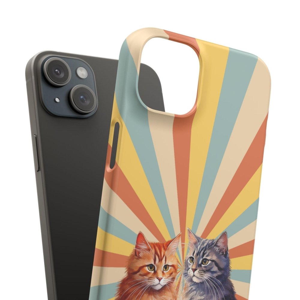 Funny Cat Coffee Phone Case - Cat+Coffee=Purrfection - Cute Gift for Cat & Coffee Fans - Love From Snowy Shop