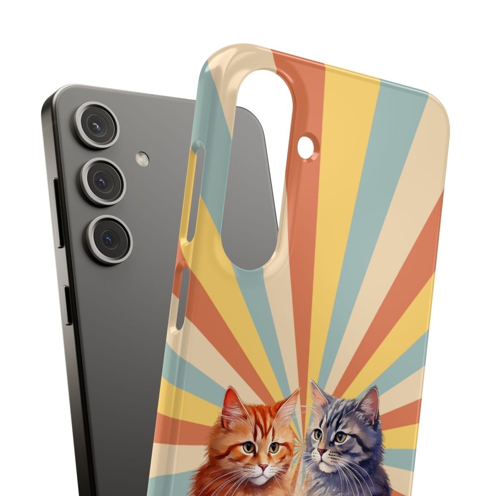 Funny Cat Coffee Phone Case - Cat+Coffee=Purrfection - Cute Gift for Cat & Coffee Fans - Love From Snowy Shop