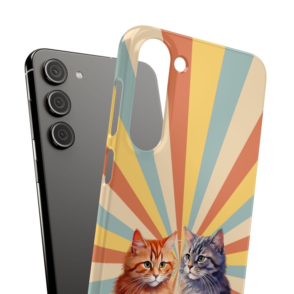 Funny Cat Coffee Phone Case - Cat+Coffee=Purrfection - Cute Gift for Cat & Coffee Fans - Love From Snowy Shop