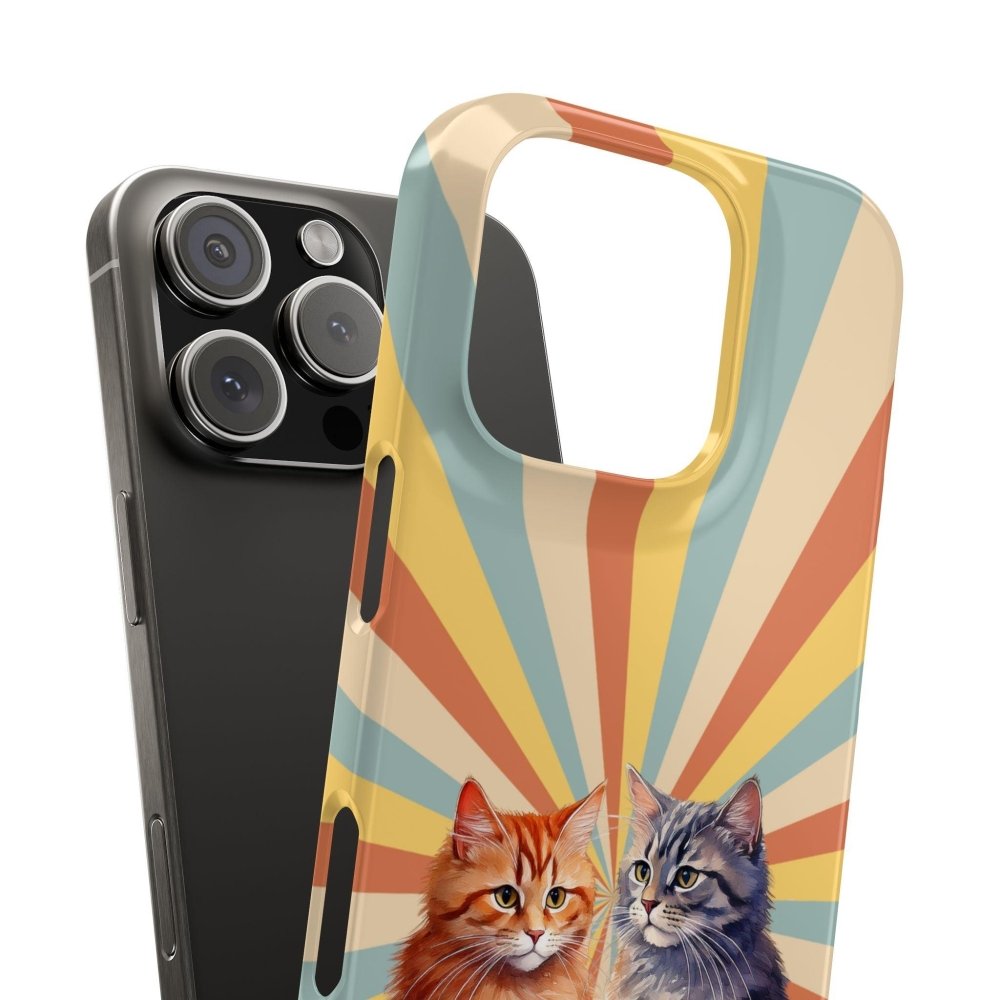 Funny Cat Coffee Phone Case - Cat+Coffee=Purrfection - Cute Gift for Cat & Coffee Fans - Love From Snowy Shop