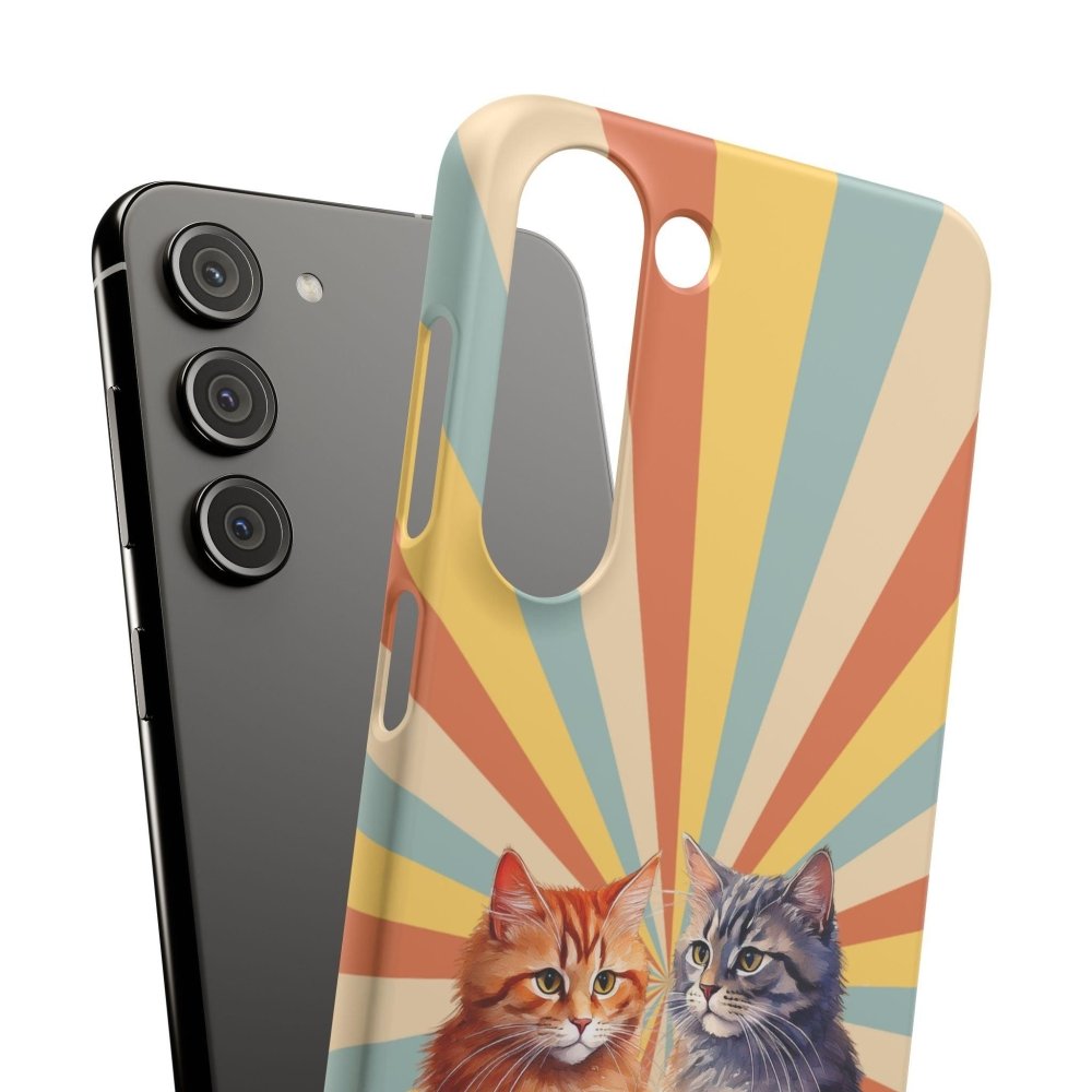 Funny Cat Coffee Phone Case - Cat+Coffee=Purrfection - Cute Gift for Cat & Coffee Fans - Love From Snowy Shop