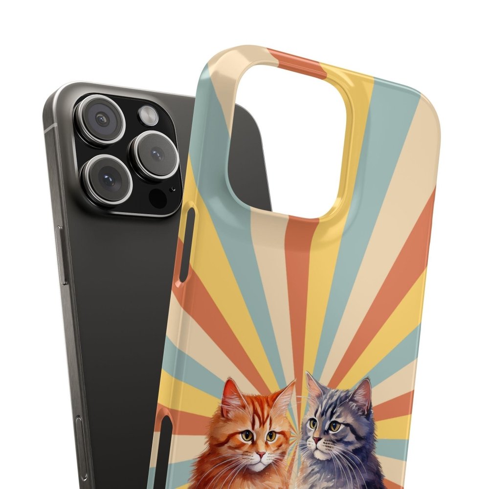 Funny Cat Coffee Phone Case - Cat+Coffee=Purrfection - Cute Gift for Cat & Coffee Fans - Love From Snowy Shop
