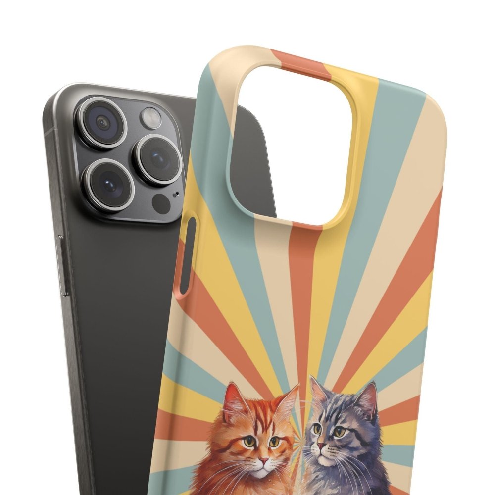 Funny Cat Coffee Phone Case - Cat+Coffee=Purrfection - Cute Gift for Cat & Coffee Fans - Love From Snowy Shop