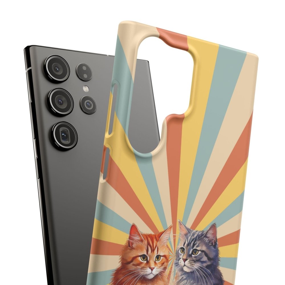 Funny Cat Coffee Phone Case - Cat+Coffee=Purrfection - Cute Gift for Cat & Coffee Fans - Love From Snowy Shop