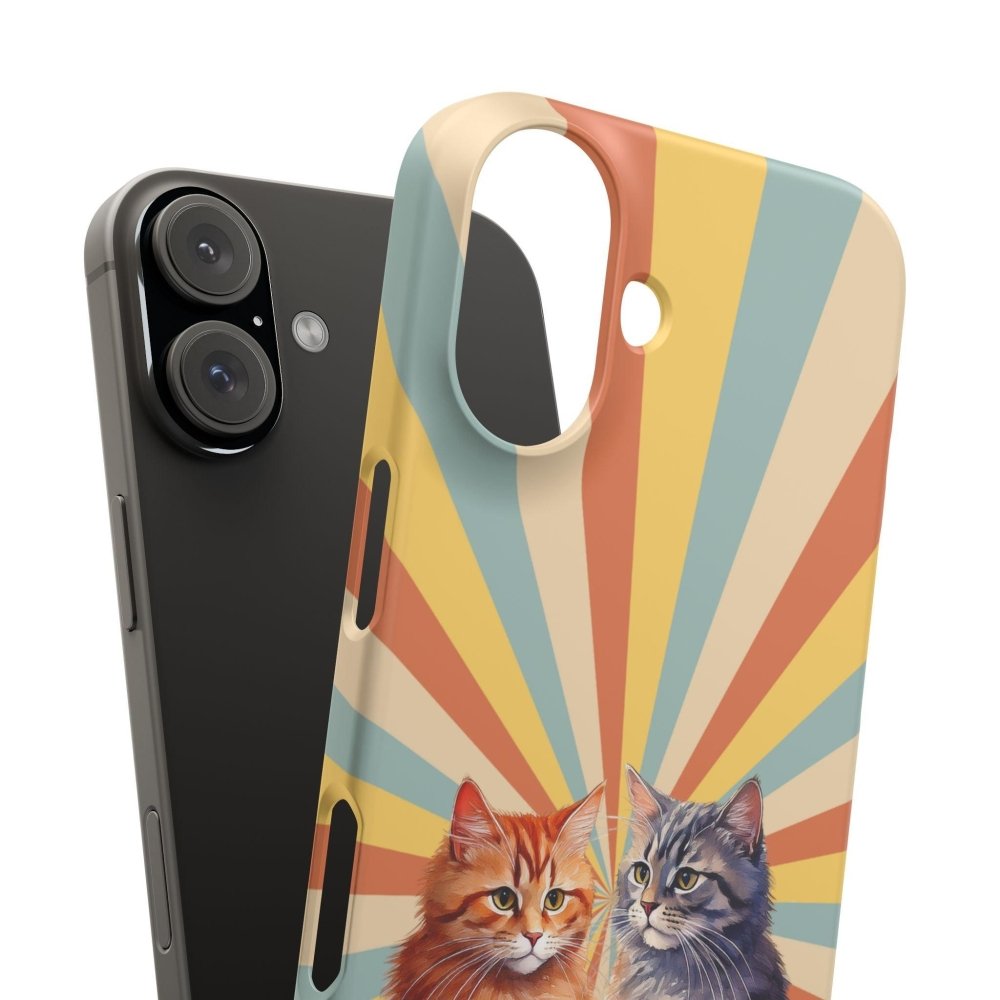 Funny Cat Coffee Phone Case - Cat+Coffee=Purrfection - Cute Gift for Cat & Coffee Fans - Love From Snowy Shop
