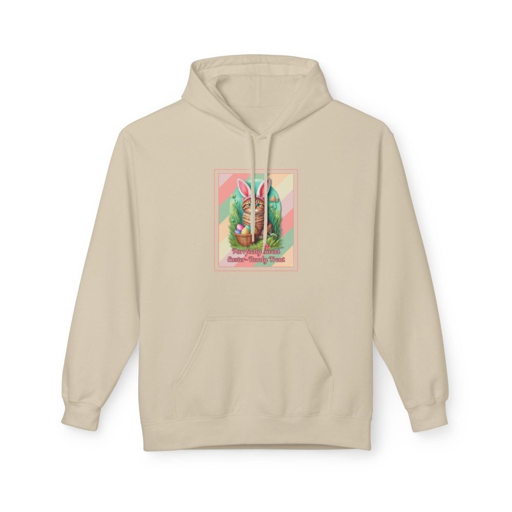 Funny Easter Cat Hoodie - Purrfectly Sweet Bunny Ears Sweatshirt - Spring Gift for Cat Moms - Love From Snowy Shop