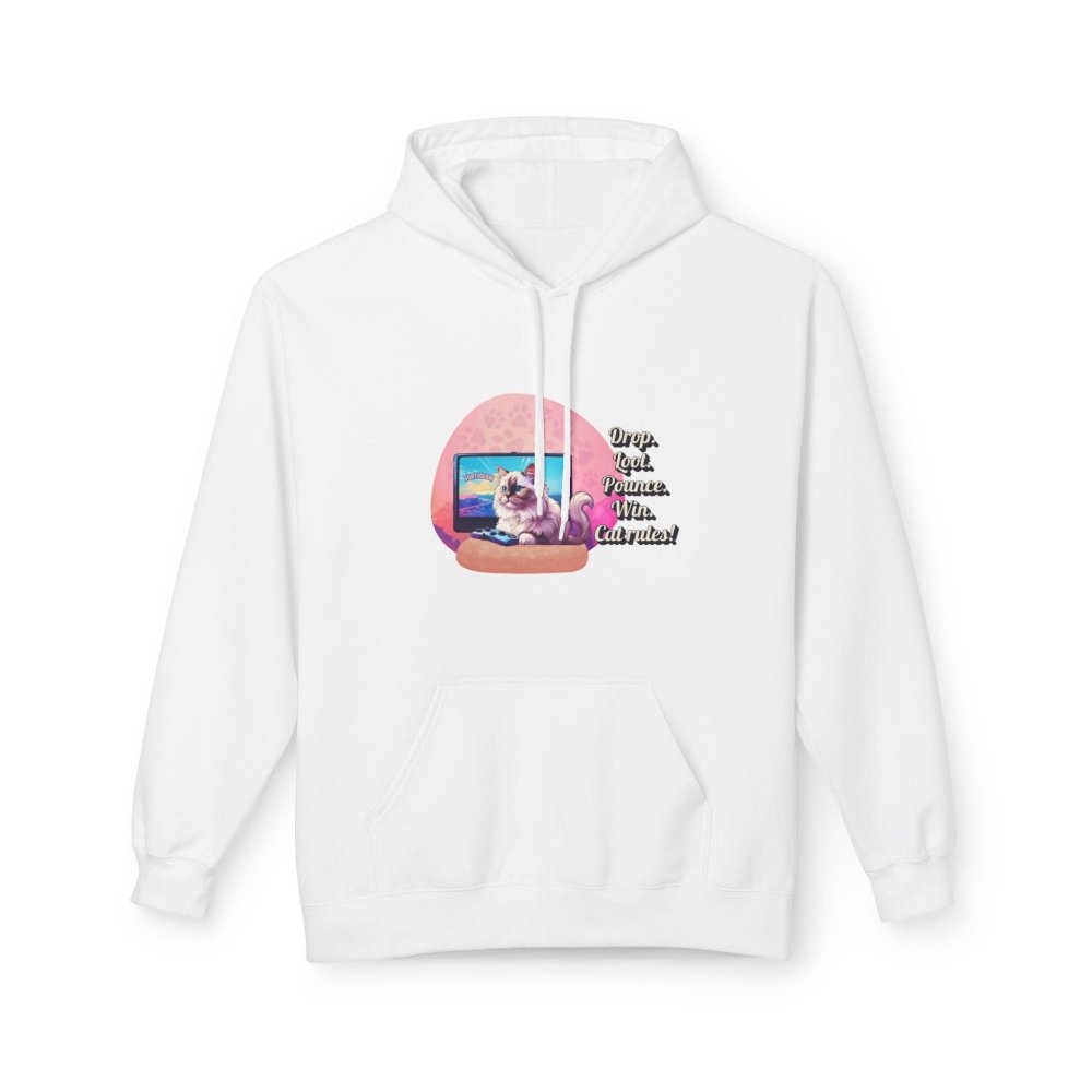 Gamer Cat Hoodie – Funny FortMeow Style Sweatshirt – Battle Mode Cozy Cat Gift - Love From Snowy Shop