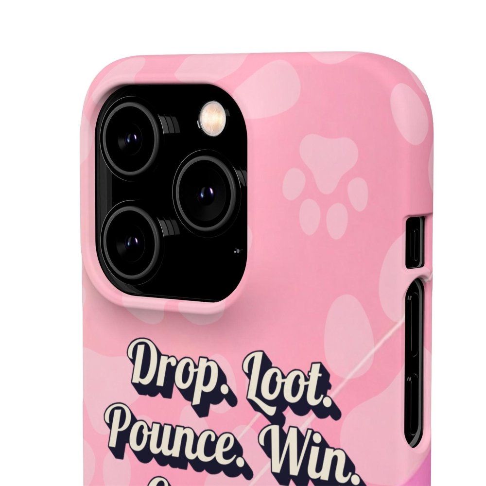 Gamer Cat Phone Case – FortMeow Style Cat Gamer Cover – Funny Gift for Streamers - Love From Snowy Shop