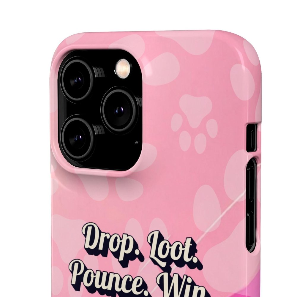 Gamer Cat Phone Case – FortMeow Style Cat Gamer Cover – Funny Gift for Streamers - Love From Snowy Shop