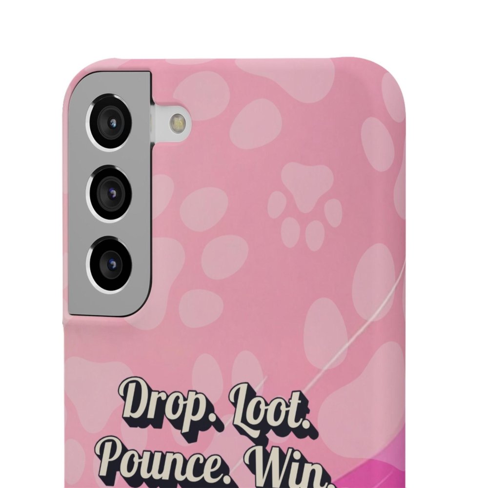 Gamer Cat Phone Case – FortMeow Style Cat Gamer Cover – Funny Gift for Streamers - Love From Snowy Shop