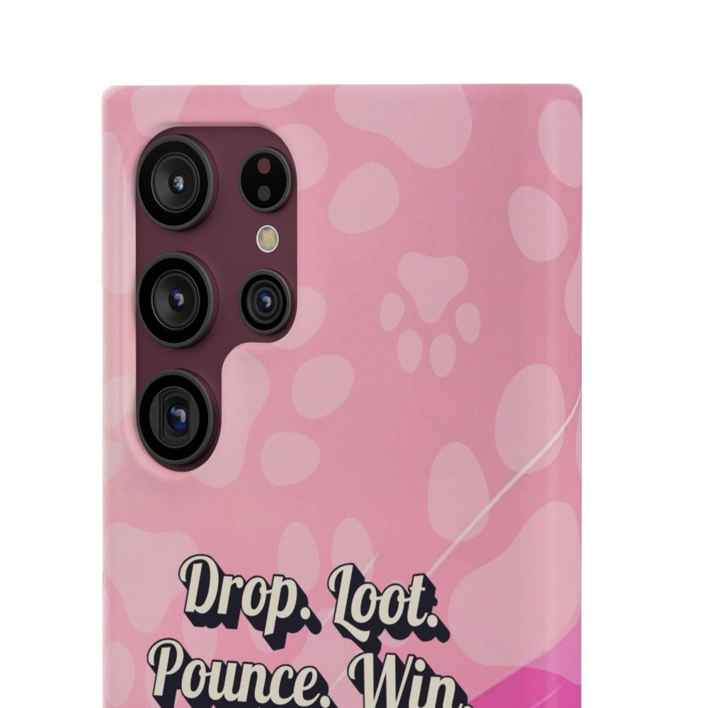 Gamer Cat Phone Case – FortMeow Style Cat Gamer Cover – Funny Gift for Streamers - Love From Snowy Shop