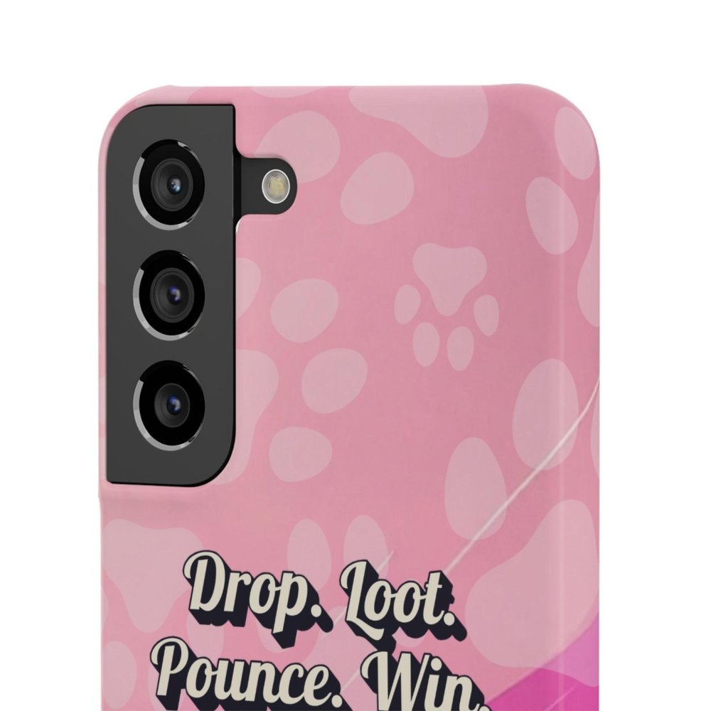 Gamer Cat Phone Case – FortMeow Style Cat Gamer Cover – Funny Gift for Streamers - Love From Snowy Shop