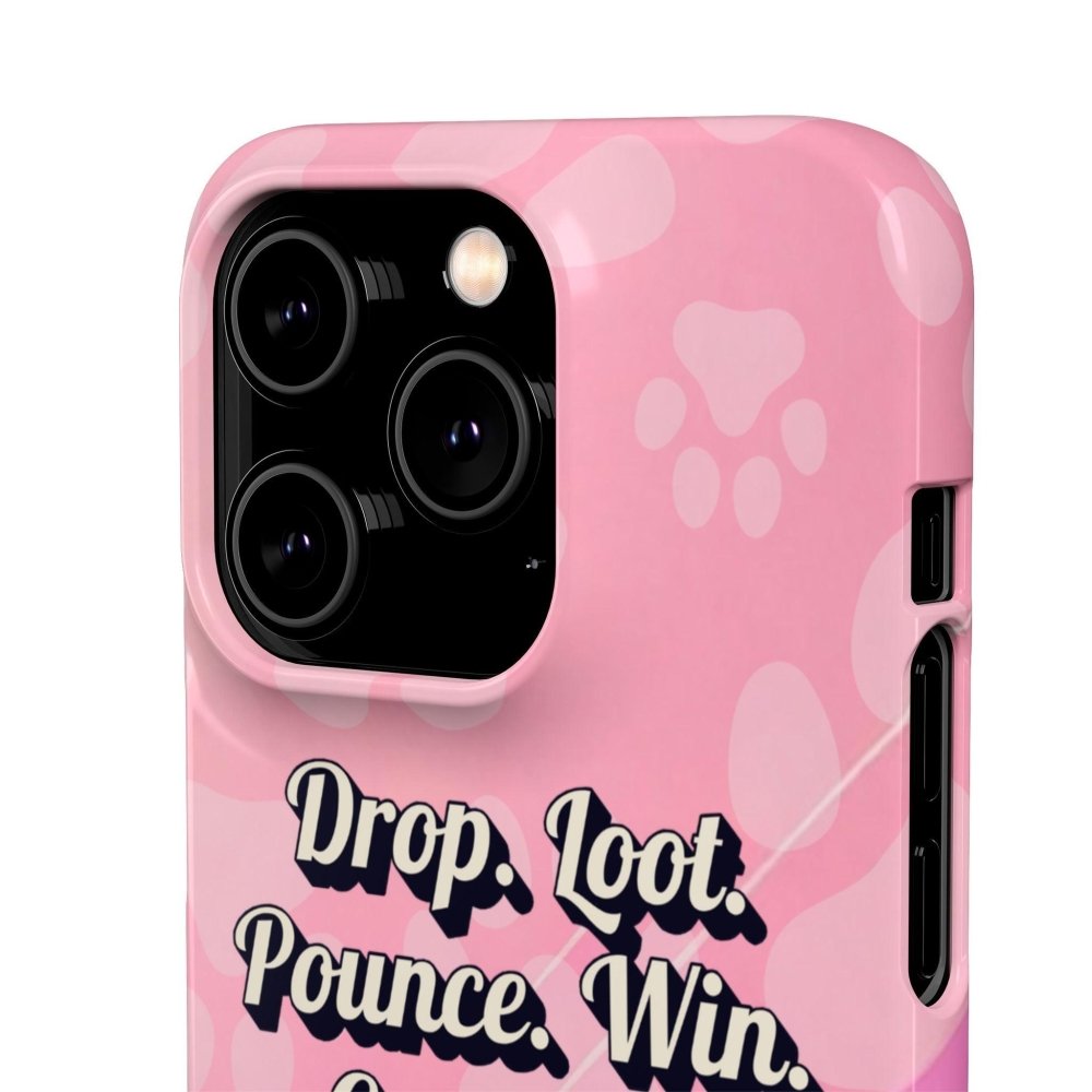 Gamer Cat Phone Case – FortMeow Style Cat Gamer Cover – Funny Gift for Streamers - Love From Snowy Shop
