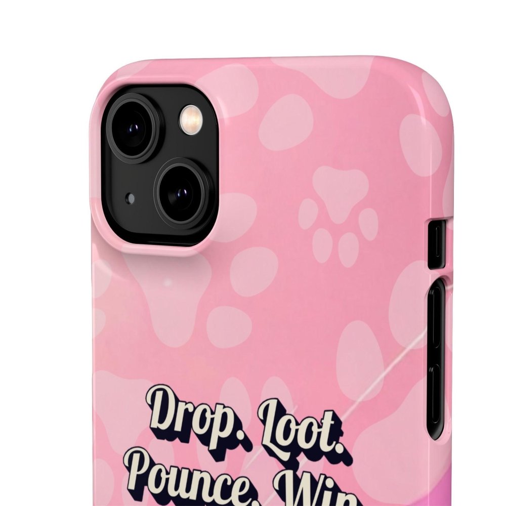 Gamer Cat Phone Case – FortMeow Style Cat Gamer Cover – Funny Gift for Streamers - Love From Snowy Shop