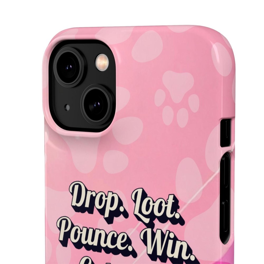Gamer Cat Phone Case – FortMeow Style Cat Gamer Cover – Funny Gift for Streamers - Love From Snowy Shop