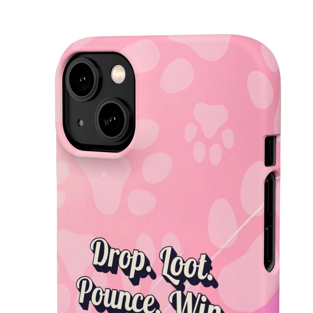 Gamer Cat Phone Case – FortMeow Style Cat Gamer Cover – Funny Gift for Streamers - Love From Snowy Shop