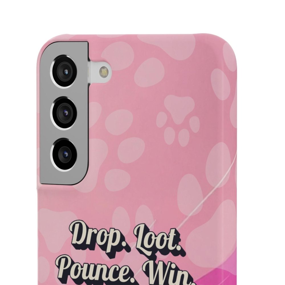 Gamer Cat Phone Case – FortMeow Style Cat Gamer Cover – Funny Gift for Streamers - Love From Snowy Shop