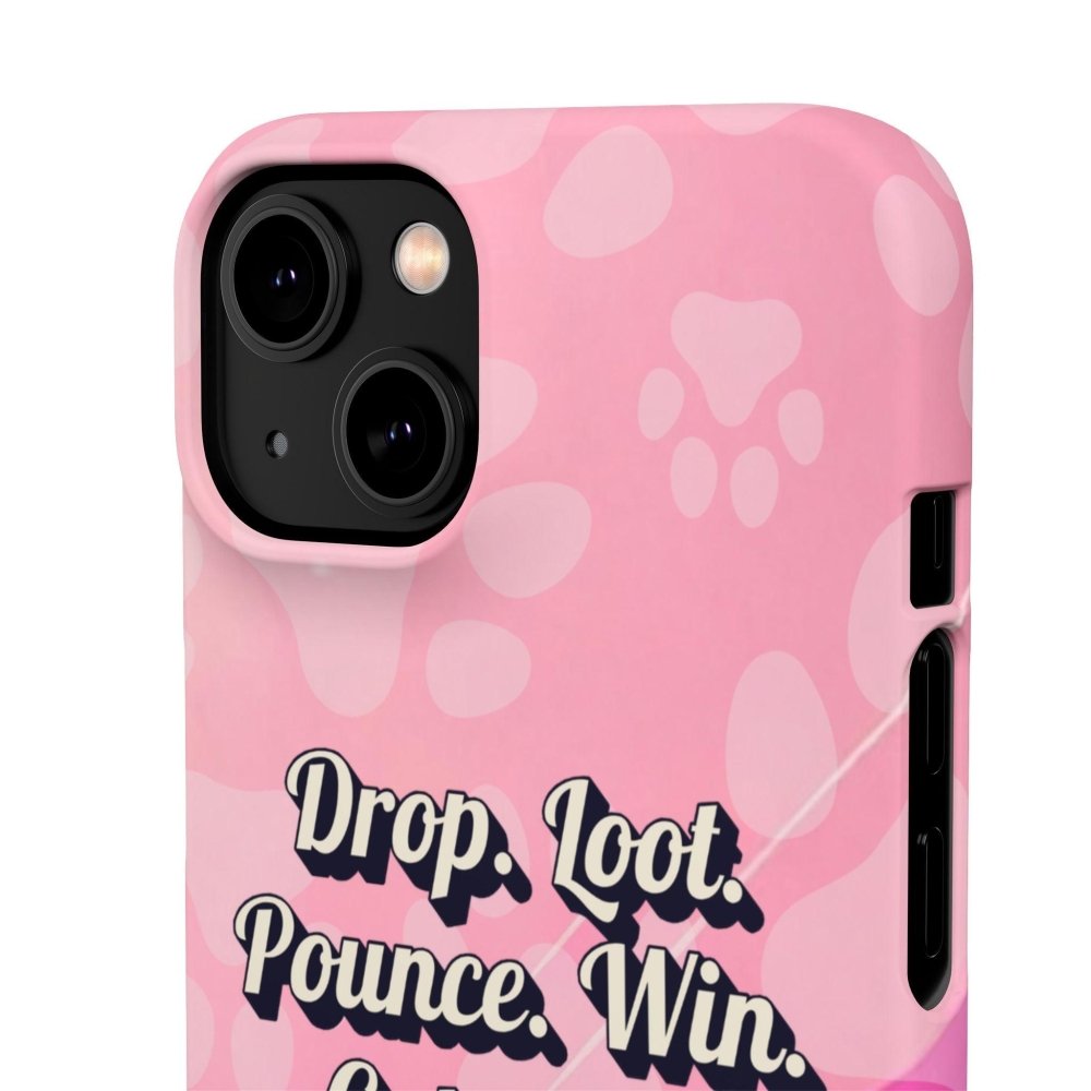Gamer Cat Phone Case – FortMeow Style Cat Gamer Cover – Funny Gift for Streamers - Love From Snowy Shop