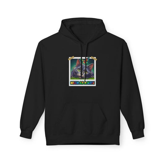High as a Kite Cat Hoodie - Fun Catnip Cat Sweatshirt for Cat Lovers - Love From Snowy Shop