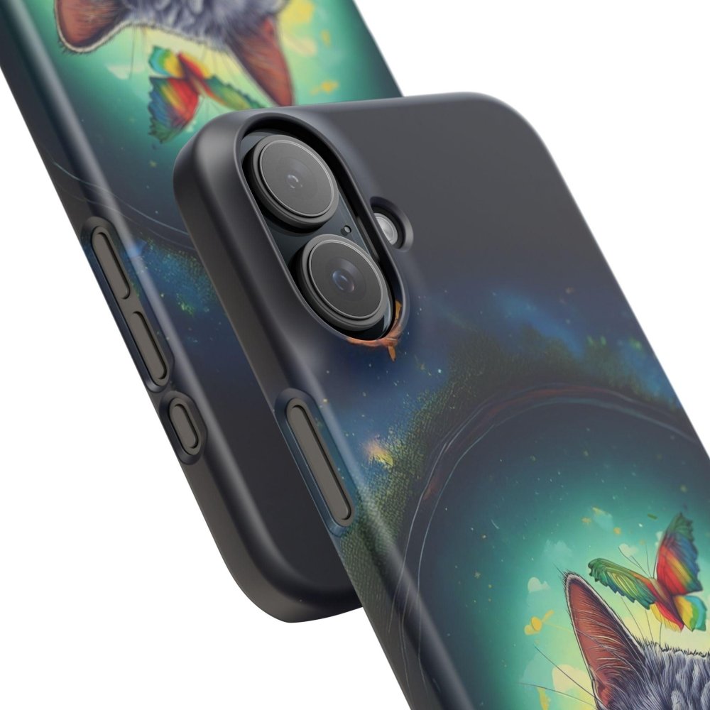 High as a Kite Cat Phone Case - Funny Snap Case for Cat Lovers - Love From Snowy Shop