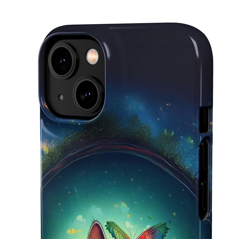 High as a Kite Cat Phone Case - Funny Snap Case for Cat Lovers - Love From Snowy Shop
