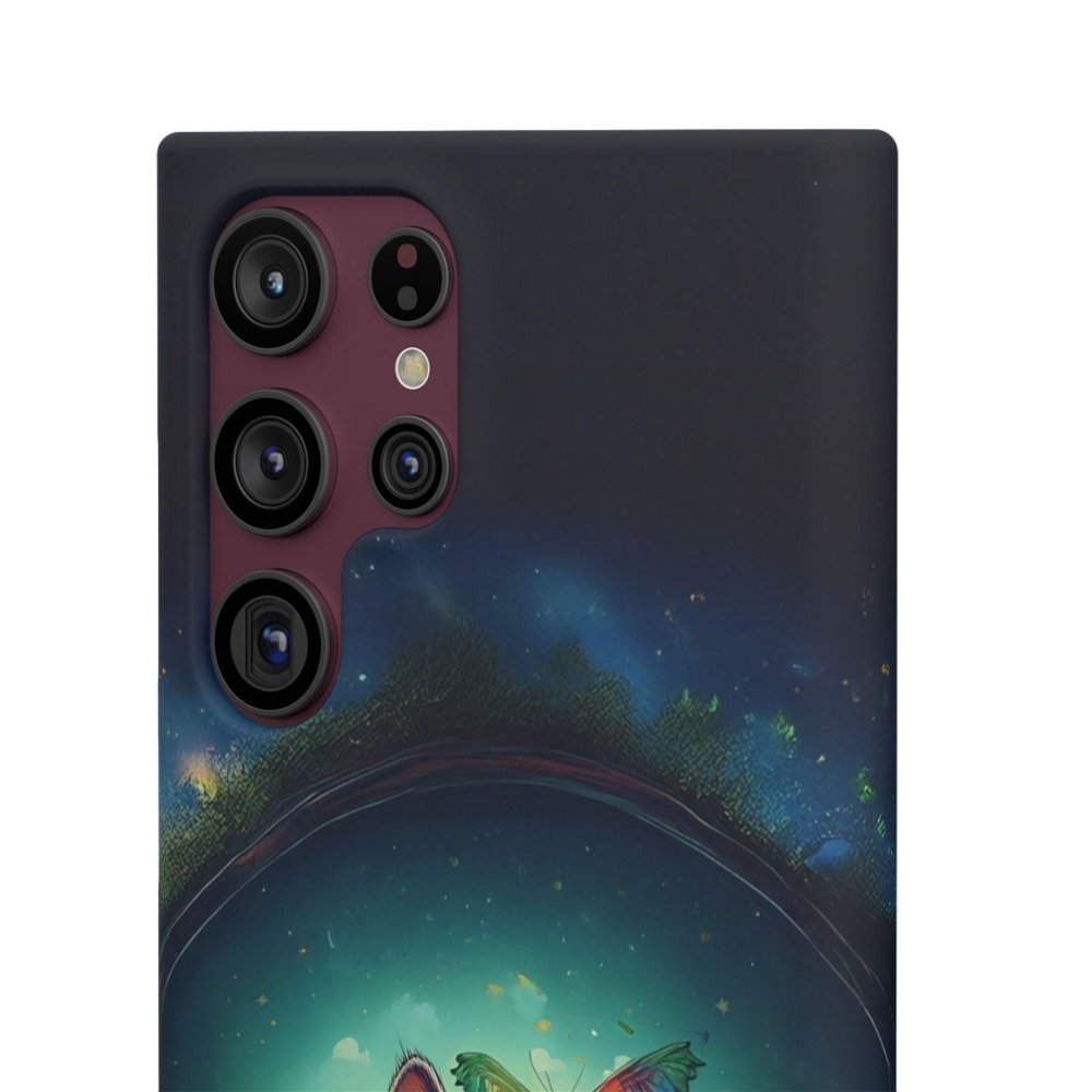 High as a Kite Cat Phone Case - Funny Snap Case for Cat Lovers - Love From Snowy Shop