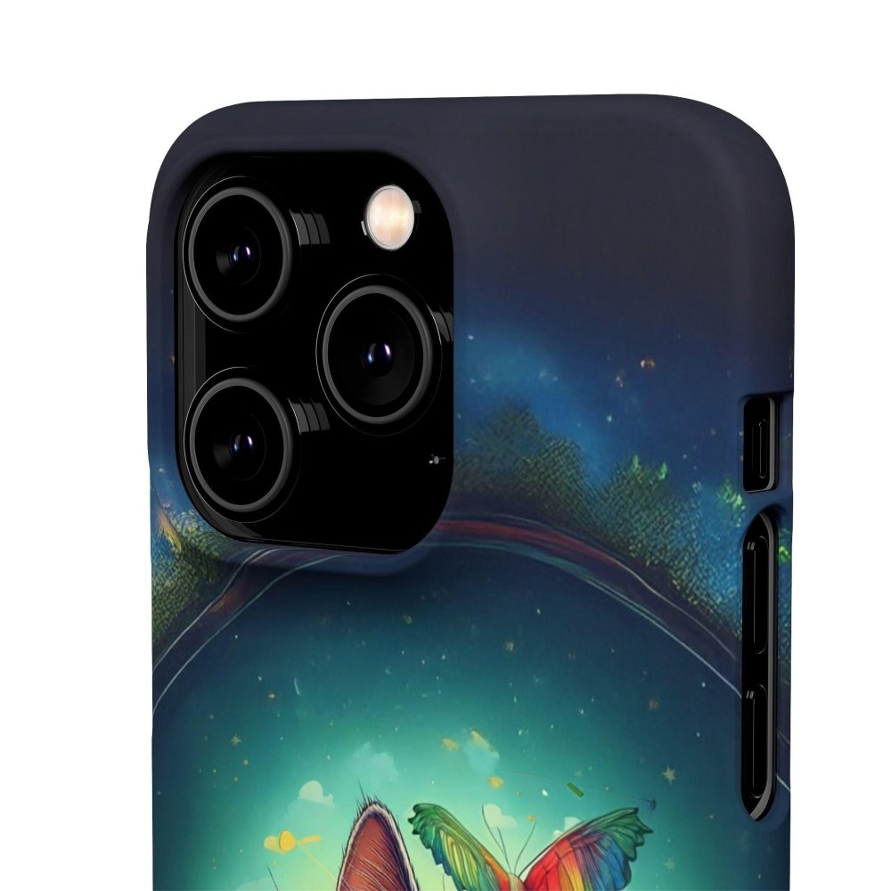 High as a Kite Cat Phone Case - Funny Snap Case for Cat Lovers - Love From Snowy Shop