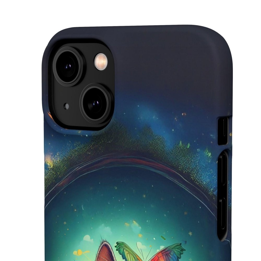 High as a Kite Cat Phone Case - Funny Snap Case for Cat Lovers - Love From Snowy Shop
