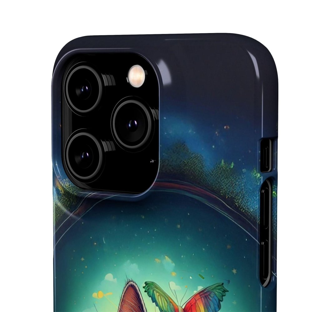 High as a Kite Cat Phone Case - Funny Snap Case for Cat Lovers - Love From Snowy Shop
