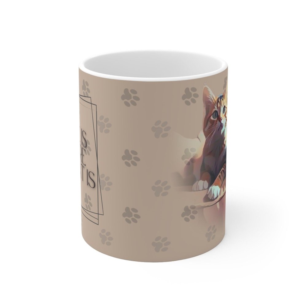 Home Is Where the Cat Mug – Cute Coffee Cup for Cat Lovers – Pet Parent Gift - Love From Snowy Shop